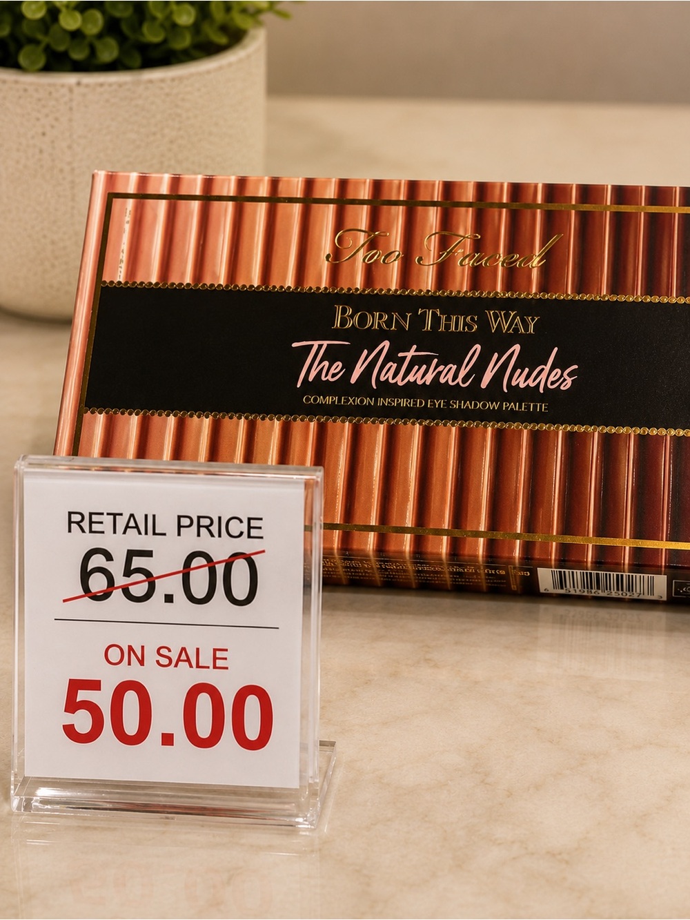 Too Faced The Natural Nudes Eyeshadow Palette - Copper Rose Metallic